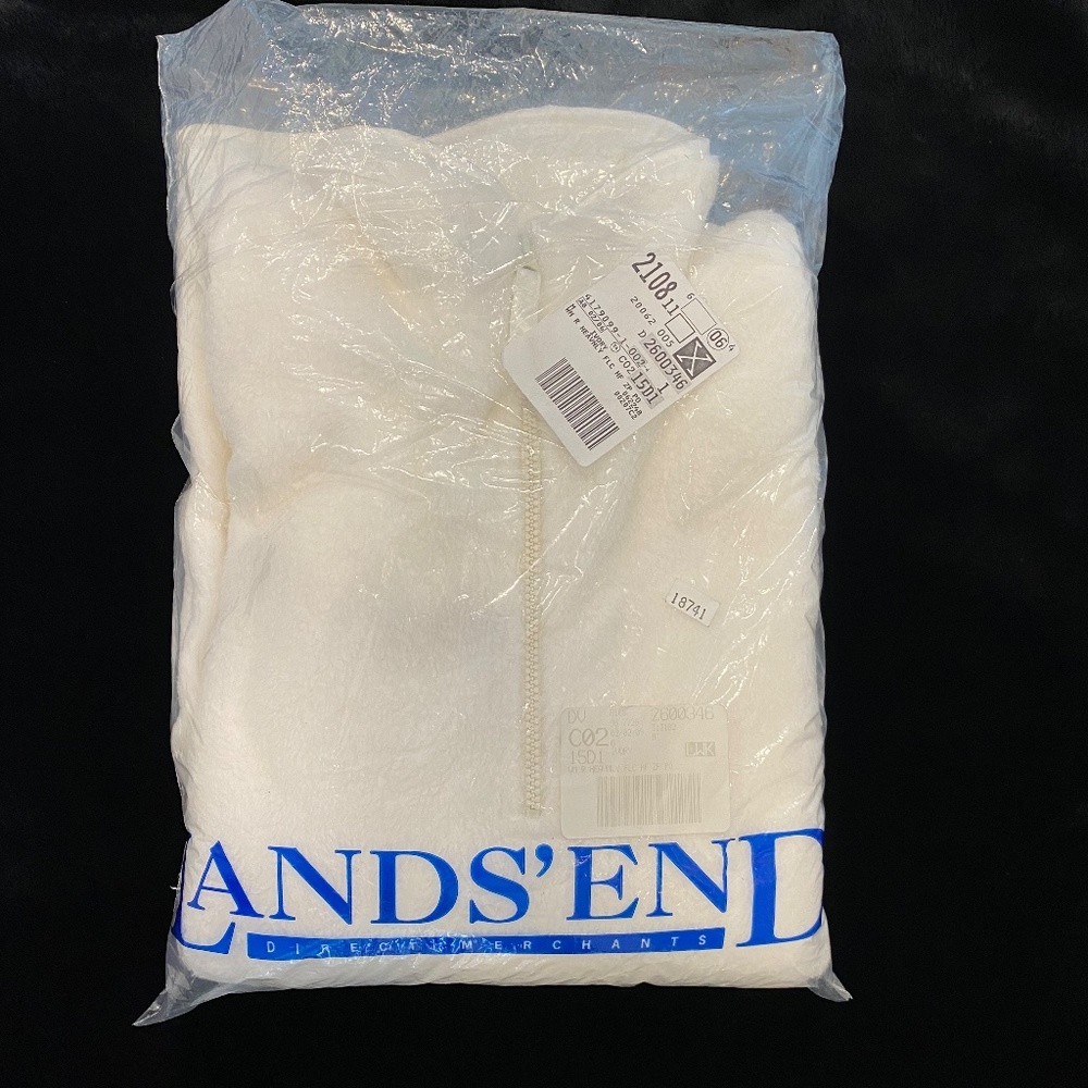 NEW  Land's End *Luxurious* Angel Fleece Quarter Zip Pullover - Picture 5 of 9